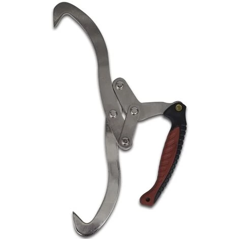 VidaXL 2x Crochet De Levage Pince à Bois Avec Poignée TPR Pince à Bûches - Argent 3 VidaXL 2x Crochet De Levage Pince à Bois Avec Poignée TPR Pince à Bûches - Argent – Image 3