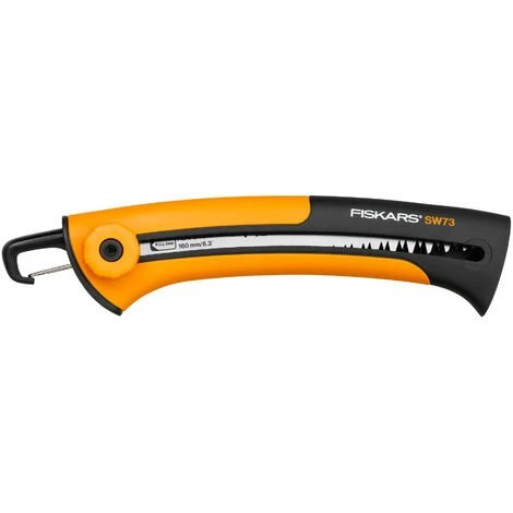 Fiskars Scie à élaguer Pour Bois Vert, Lame Rétractable, Grandes Dents, Coupe Tirante, Longueur De Lame: 16 Cm, Lame En Acier Inoxydable, Noir/Orange, Xtract, SW73, 1000613 2 Fiskars Scie à élaguer Pour Bois Vert, Lame Rétractable, Grandes Dents, Coupe Tirante, Longueur De Lame: 16 Cm, Lame En Acier Inoxydable, Noir/Orange, Xtract, SW73, 1000613 – Image 2