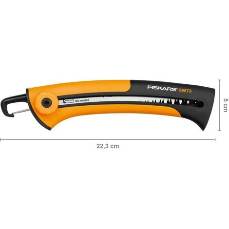 Fiskars Scie à élaguer Pour Bois Vert, Lame Rétractable, Grandes Dents, Coupe Tirante, Longueur De Lame: 16 Cm, Lame En Acier Inoxydable, Noir/Orange, Xtract, SW73, 1000613 4 Fiskars Scie à élaguer Pour Bois Vert, Lame Rétractable, Grandes Dents, Coupe Tirante, Longueur De Lame: 16 Cm, Lame En Acier Inoxydable, Noir/Orange, Xtract, SW73, 1000613 – Image 4