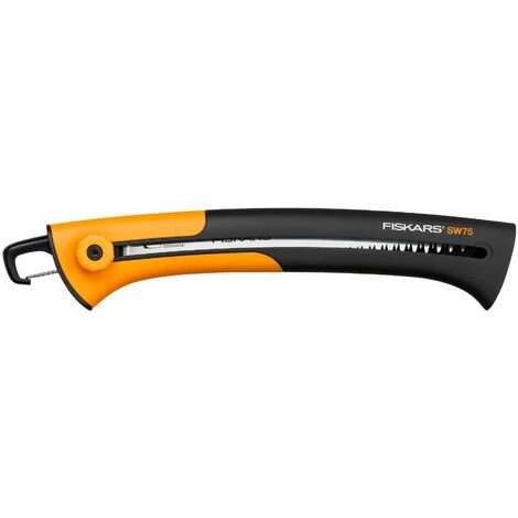 Fiskars Grande Scie à élaguer Rétractable, Pour Bois Vert, Lame Rétractable, Grandes Dents, Coupe Tirante, Longueur De Lame: 25,5 Cm, Acier Inoxydable, Noir/Orange, Xtract, SW75, 1000614 2 Fiskars Grande Scie à élaguer Rétractable, Pour Bois Vert, Lame Rétractable, Grandes Dents, Coupe Tirante, Longueur De Lame: 25,5 Cm, Acier Inoxydable, Noir/Orange, Xtract, SW75, 1000614 – Image 2