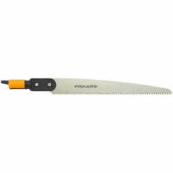 FISKARS® Fiskars Scie Droite, Tête D'outil QuikFit, Longueur: 52 Cm, Acier Trempé, Noir/Orange, QuikFit, 1000692