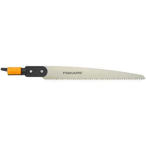 FISKARS® Fiskars Scie Droite, Tête D'outil QuikFit, Longueur: 52 Cm, Acier Trempé, Noir/Orange, QuikFit, 1000692 1 FISKARS® Fiskars Scie Droite, Tête D'outil QuikFit, Longueur: 52 Cm, Acier Trempé, Noir/Orange, QuikFit, 1000692