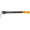 Fiskars Sapie à Long Manche, Longueur: 78 Cm, Lame En Acier Trempé/Manche Résistant En Fibre De Verre, Étui De Rangement Et De Transport Inclus, Noir/Orange, WoodXpert, XA22, 1003623