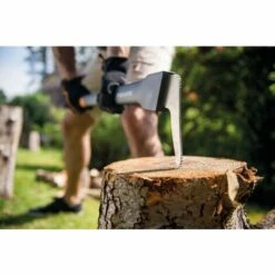 Fiskars Sapie à Long Manche, Longueur: 78 Cm, Lame En Acier Trempé/Manche Résistant En Fibre De Verre, Étui De Rangement Et De Transport Inclus, Noir/Orange, WoodXpert, XA22, 1003623 -Outil de découpe Soldes 10641653 3