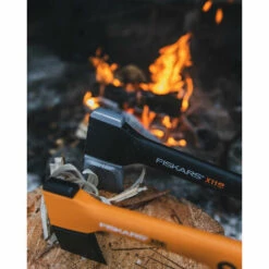 Fiskars Hachette De Camping, Étui De Rangement Et De Transport Inclus, Longueur: 23 Cm, Revêtement Antiadhésif, Poids: 480 G, Lame En Acier Haute Qualité/Manche En Plastique Renforcé, Orange, X5-XXS, 1015617 -Outil de découpe Soldes 10641661 3