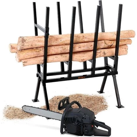 Boudech Chevalet De Sciage Pour Tronçonneuse Coupant Du Bois Pliable 2 Boudech Chevalet De Sciage Pour Tronçonneuse Coupant Du Bois Pliable – Image 2