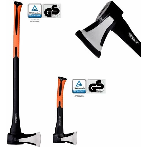 DEUBA Kit De 2 Haches - Hache De Fente Et Hachette Bricolage Jardin Maison 2 DEUBA Kit De 2 Haches - Hache De Fente Et Hachette Bricolage Jardin Maison – Image 2