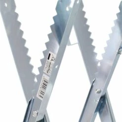 WILTEC Chevalet De Sciage Galvanisé Avec Poignées Et Dentures Pliante Chevalet De Tronçonnage Tréteau Scie -Outil de découpe Soldes 1952370 3