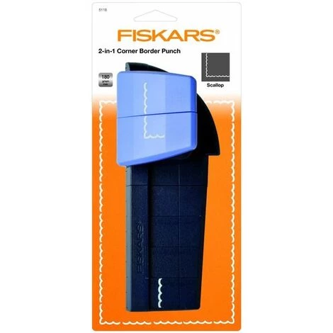 FISKARS® Fiskars Perforatrice 2-in-1 Lisière Et Coin Feston 1 FISKARS® Fiskars Perforatrice 2-in-1 Lisière Et Coin Feston