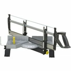 Scie à Onglet Articulée - Scie à Dos 560 Mm - Boîte à Onglet Métallique - STANLEY, 1-20-800