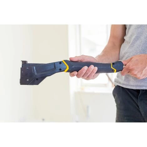 STANLEY Marteau Agrafeur Haute Capacité FatMax + 1000 Agrafes Type G 10 Mm 3 STANLEY Marteau Agrafeur Haute Capacité FatMax + 1000 Agrafes Type G 10 Mm – Image 3