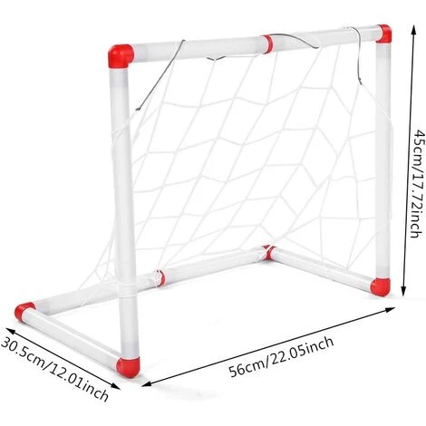 BEARSU Cages Et Mini But De Football Ensemble Jeu Jouet Parent-Enfant Interaction Plein Air Set Entrainement De Foot Football Intérieur Avec Mini Football Boule Jeux De Pratique 56 * 30.5 * 45cm 3 BEARSU Cages Et Mini But De Football Ensemble Jeu Jouet Parent-Enfant Interaction Plein Air Set Entrainement De Foot Football Intérieur Avec Mini Football Boule Jeux De Pratique 56 * 30.5 * 45cm – Image 3