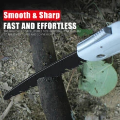 ASUPERMALL 7 Pouces Elagage Scie A Main Scie Pliant Razor Dents De Scie Avec Poignee Antiderapante Pour Coupe De Bois Camping Emondage Des Arbres Limbs Branches Travail Du Bois -Outil de découpe Soldes 28162300 4