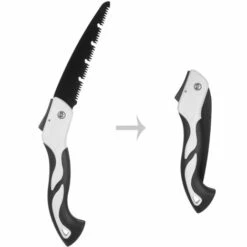 ASUPERMALL 7 Pouces Elagage Scie A Main Scie Pliant Razor Dents De Scie Avec Poignee Antiderapante Pour Coupe De Bois Camping Emondage Des Arbres Limbs Branches Travail Du Bois -Outil de découpe Soldes 28162300 5