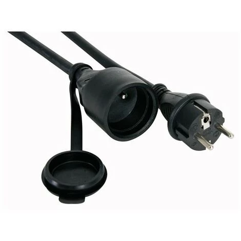 PEREL Rallonge En Caoutchouc Avec Gaine Rétractile - 3G2.5 - 20 M - Terre Française 1 PEREL Rallonge En Caoutchouc Avec Gaine Rétractile - 3G2.5 - 20 M - Terre Française