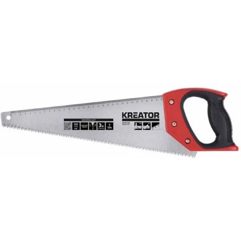 Scie à Main 7 TPI Kreator 400mm 1 Scie à Main 7 TPI Kreator 400mm