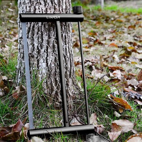 LIXADA Scie A Bois Pliante Multifonctionnelle, Mini Scie A Main Portable En Alliage D'Aluminium Noir, Avec Sac De Rangement 3 LIXADA Scie A Bois Pliante Multifonctionnelle, Mini Scie A Main Portable En Alliage D'Aluminium Noir, Avec Sac De Rangement – Image 3