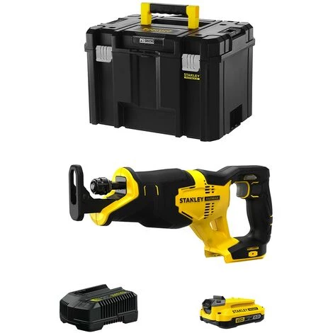 STANLEY FATMAX V20 Scie Sabre STANLEY FatMax SFMCS300D1T (1 X 2,0 Ah Chargeur TSTAK VI) 1 STANLEY FATMAX V20 Scie Sabre STANLEY FatMax SFMCS300D1T (1 X 2,0 Ah Chargeur TSTAK VI)