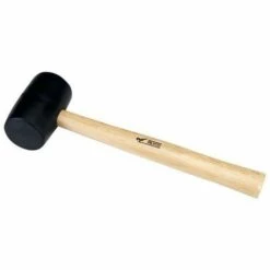 ALYCO-TOOLS ALYCO 196780 - Mace En Caoutchouc 455 Gr. Poignée En Boi 310 Mm