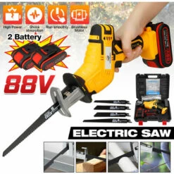 88V 7500mAh Scie Alternative Sans Fil Bois Métal Avec 2 Batterie SwagX -Outil de découpe Soldes 35223669 3