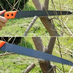 BRIDAY Scie D'&eacute;lagage Professionnelle Scie &agrave; Main Droite Robuste Avec &eacute;tui De Protection Pour Le Jardinage Fournitures De Coupe D'arbres -Outil de découpe Soldes 36032088 4