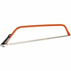 BRICOLINE Scie à Archet Longueur 760 Mm, Guide Solide En Aci