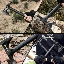 OULIGAY 15.7 "multi Outil Hachette Bois Hache Marteau Levier Levier Clou Extracteur Constructeur Toit Bûche RM -Outil de découpe Soldes 39450506 5