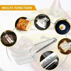 Pinces à Barbecue Pinces à Barbecue En Acier Pinces à Barbecue En Acier Inoxydable1 Pièces Irisfr（argent） -Outil de découpe Soldes 42998893 3