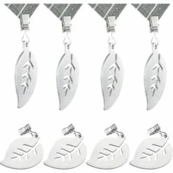 Pince à Nappe Pince à Nappe En Acier Inoxydable Support De Nappe Fixe8 Pièces Irisfr(argent