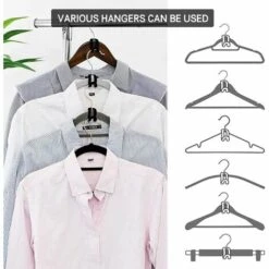 Crochets De Suspension Accessoires De Garde-robe Connecteur De Suspension Crochet Et Pince à Bûches 10 Pièces Irisfr（le Noir） -Outil de découpe Soldes 42998985 3