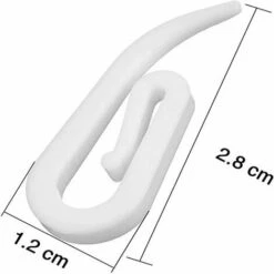 Cintre De Rideau Crochet De Rideau Clip De Rideau Crochet Et Pince à Bûches 48 Pièces Irisfr（blanche） -Outil de découpe Soldes 42999279 3