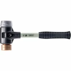 HALDER Maillets SIMPLEX, Avec Boîtier En Fonte Malléable Renforcée Et Manche En Fibre De Verre, Ø 40, Cuivre / Métal Non Trempé