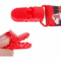 ALMI 6 Pièces Double-face Attache Tétine-unisexe Design DIY Nom De Bébé Chaîne De Sucette Multicolore -Outil de découpe Soldes 46111473 5