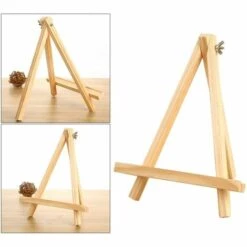 Chevalet D'artiste D'affichage En Bois De Table, Chevalet De Triangle De Peinture De Photo De Support De Cadre De Photo,HANBING -Outil de découpe Soldes 47162974 5