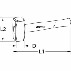KSTOOLS® KS TOOLS Massette Avec Manche Hickory, 2000 g 9 KSTOOLS® KS TOOLS Massette Avec Manche Hickory, 2000 g -Outil de découpe Soldes 51203600 5