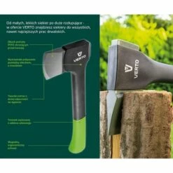 BRICOLINE Hache 870g, Tête 540g, Manche Fibre, 17.5" 8 BRICOLINE Hache 870g, Tête 540g, Manche Fibre, 17.5" -Outil de découpe Soldes 53650607 4