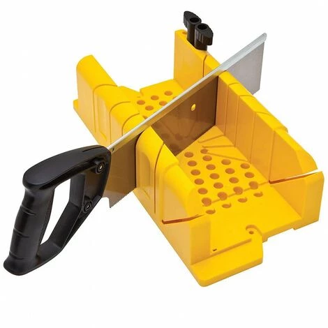Boîte à Onglet Plastique + Scie à Dos 1-20-600 STANLEY 1 Boîte à Onglet Plastique + Scie à Dos 1-20-600 STANLEY
