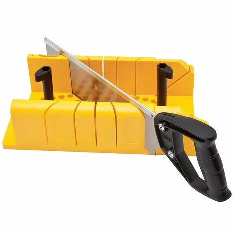 Boîte à Onglet Plastique + Scie à Dos 1-20-600 STANLEY 2 Boîte à Onglet Plastique + Scie à Dos 1-20-600 STANLEY – Image 2