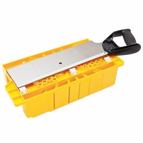 Boîte à Onglet Plastique + Scie à Dos 1-20-600 STANLEY 3 Boîte à Onglet Plastique + Scie à Dos 1-20-600 STANLEY – Image 3