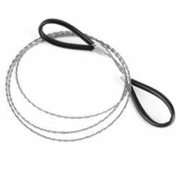 FLYME Scie à Fil Pour Bois, Scie à Fil Métallique Défilement Extérieur En Fil D'acier Pour La Chasse En Plein Air, Randonnée, Kit De Survie D'urgence, Randonnée "(Fit), Tranchant Tranchant Et Petite Taille