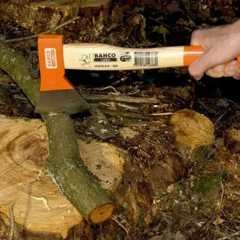 Bahco - Hache De Camping HGPS-0.6-360 Manche Courbé En Frêne 2 Bahco - Hache De Camping HGPS-0.6-360 Manche Courbé En Frêne – Image 2