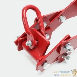 LE POISSON QUI JARDINE.FR Griffe à Bois Ou Pince Pour Soulever Tronc Et Grumes Facilement - Rouge -Outil de découpe Soldes 5925797 4