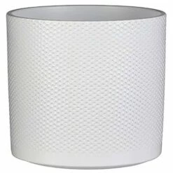 MICA Le Pot En Céramique était De Couleur White ø23x21,5cm.