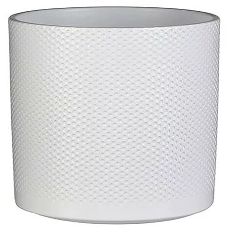 MICA Le Pot En Céramique était De Couleur White ø23x21,5cm. 1 MICA Le Pot En Céramique était De Couleur White ø23x21,5cm.