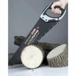 Scie à Main Professionnelle Sétaire 45 Cm AIRAJ, Scie à Main Coupe Bois, Manche Ergonomique En Caoutchouc, Idéale Pour Scier, Tailler, Jardiner, Couper Et Couper Le Bois, Scie à Métaux à Main Pour Plaques De Plâtre -Outil de découpe Soldes 59869805 5