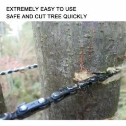 ABCRITAL Scie À Glissière À Main De Poche Portable En Plein Air 11/33 Dents 24 Pouces Camping Survie Tronçonneuse Jardin Journalisation Fil Scie Outil Noir Style 1 -Outil de découpe Soldes 60366539 4