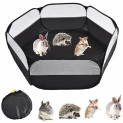 PREMIER Tente De Cage Pour Petits Animaux, Respirante, Clôture De Jardin Portable Pour Lapins