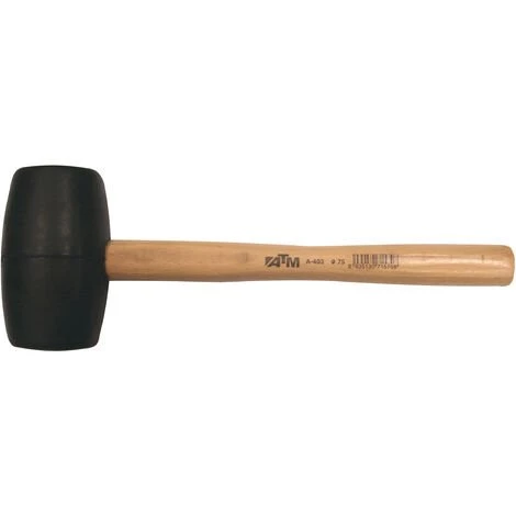 ATM A402 - Maillet Caoutchouc Manche Bois (Ø 65 Mm, Tête 116 Mm, Longueur 350 Mm) 1 ATM A402 - Maillet Caoutchouc Manche Bois (Ø 65 Mm, Tête 116 Mm, Longueur 350 Mm)