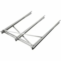 TECTAKE Chevalet à Bûches, Chevalet De Sciage, Chevalet De Tronçonnage Pliable - 3 Supports De Train - Argent -Outil de découpe Soldes 7514030 5