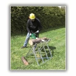 HELIOTRADE Chevalet à Bois Pour Couper Et Debiter Le Bois De Chauffage -Outil de découpe Soldes 9364106 4